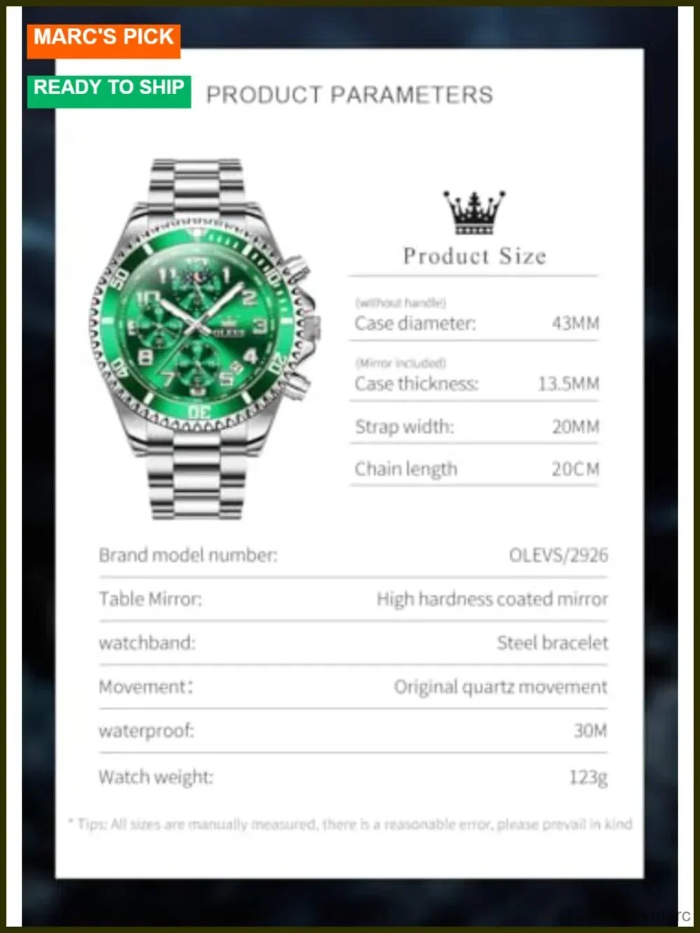 Chronograph Luxury Dress Moon Phase Two Tone Stainless Steel Waterproof